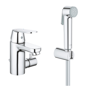 Смеситель для раковины GROHE Eurosmart Cosmopolitan с гигиеническим душем, S-size, хром (23950000)