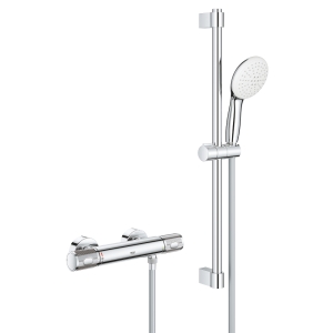 Термостат для душа GROHE Grohtherm 1000 Performance с душевым гарнитуром, хром (34834001)