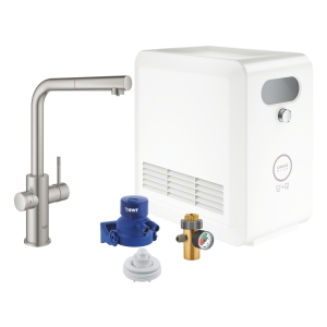 Смеситель для кухни GROHE Blue Professional Wi-Fi, суперсталь (31326DC2)