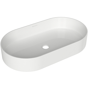 Раковина накладная Aqueduto ESPIRAL, овальная 390*600, белый глянцевый (ESP0210)