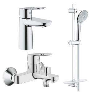 Готовый комплект для ванной комнаты GROHE BauLoop, хром (NB0084)