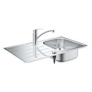 Мойка и смеситель для мойки GROHE K200, нержавеющая сталь (31565SD1)