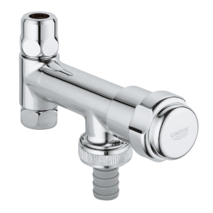Вентиль угловой для подключения GROHE 3/8 дюйма, хром (41030000)