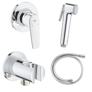 Готовый комплект для гигиенического душа GROHE BauFlow, хром (NH0006)