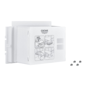 Ревизионный короб GROHE для крепления малых панелей смыва, хром (40950000)