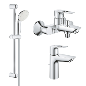 Готовый комплект для ванной комнаты GROHE BauLoop, хром (NB0064)