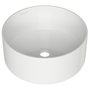 Раковина накладная Aqueduto ESPIRAL, D400, белый глянцевый (ESP0110)