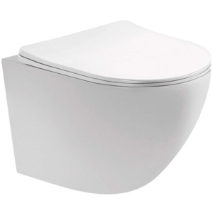 Унитаз Aquatek ЕВРОПА подвесной с сиденьем с микролифтом, белый (AQ1901-00)