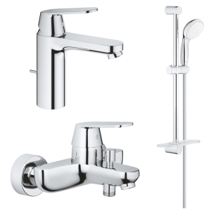 Готовый комплект для ванной комнаты GROHE Eurosmart Cosmopolitan, хром (1000179)