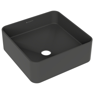 Раковина накладная Aqueduto ESPIRAL, 370*370, черный матовый (ESP0340)