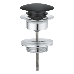 Донный клапан для раковины GROHE, черный бархат (65807KS0)