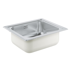 Мойка GROHE K200 60-S, 533 x 458 мм, оборачиваемая с одной чашей, нержавеющая сталь (31719SD0)