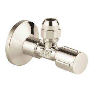 Вентиль угловой GROHE 1/2 дюйма-3/8 дюйма, 1 шт, никель глянец (22039BE0)
