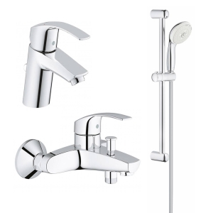 Готовый комплект для ванной комнаты GROHE Eurosmart, хром (NB0042)
