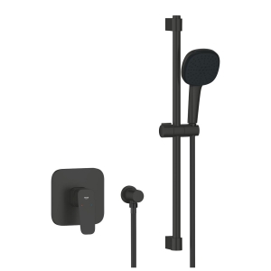 Душевая система GROHE Cubeo со смесителем для душа, черный матовый (1053352430)