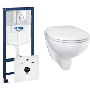 Комплект инсталляции GROHE Bau Ceramic с унитазом и сиденьем (NW0122)