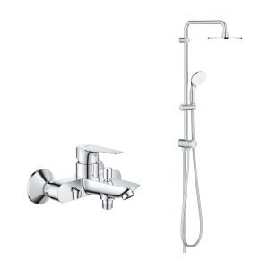 Душевая система GROHE Tempesta System 200 со смесителем для ванны, хром (NB0070)