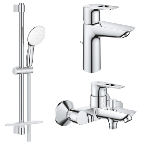 Готовый комплект для ванной комнаты GROHE BauLoop, хром (NB0083)