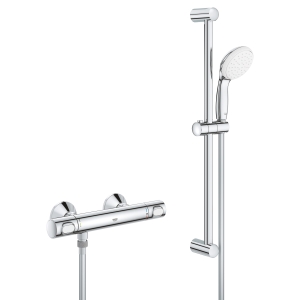 Термостат для душа GROHE Grohtherm 500 с душевым гарнитуром, хром (34796000)
