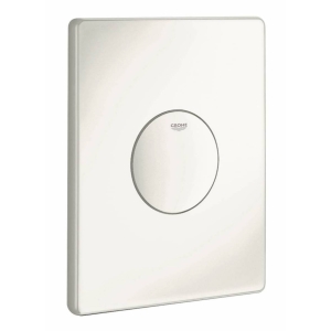 Панель смыва для унитаза GROHE Skate, 1 режим, альпин-белый (38573SH0)