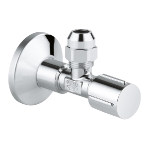 Угловой вентиль GROHE 1/2"-3/8" для подключения смесителей, хром (22039000)
