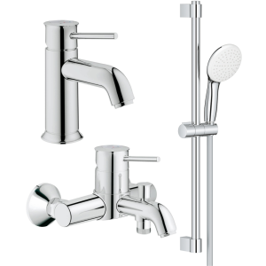 Готовый комплект для ванной комнаты GROHE Tempesta, хром (NB0009)