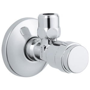 Угловой вентиль GROHE Egaplus 1/2"-3/8" для подключения смесителей, хром (41263000)