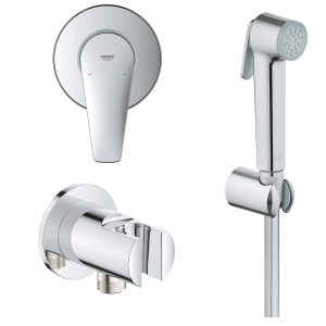 Комплект GROHE BauEdge с монтажной частью и гигиеническим душем Tempesta-F Trigger Spray 30, хром (NH0009)